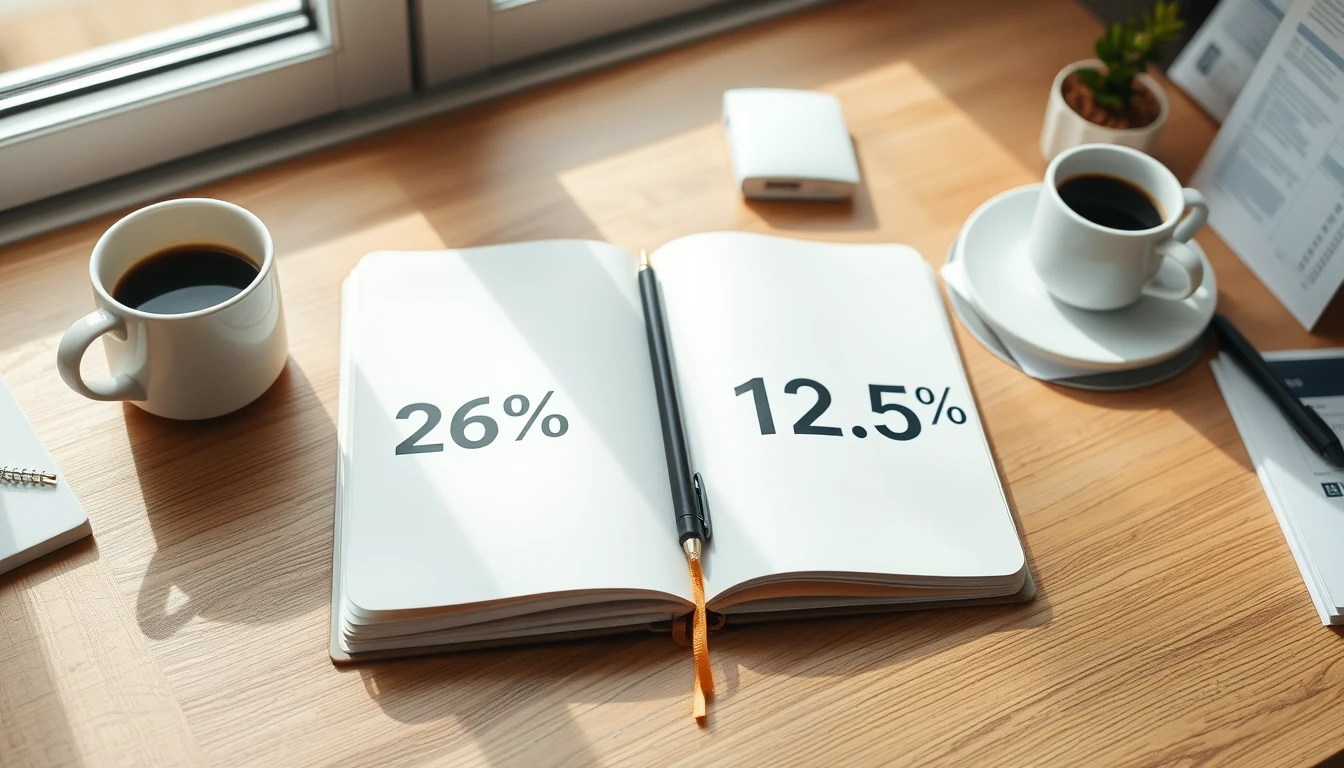 La tabella riassuntiva: 26% vs 12,5%